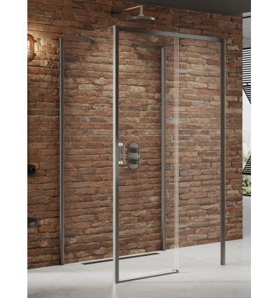 Kabiny prysznicowe 150x80x200 Prime Gunmetal Brushed New Trendy (K-4873)