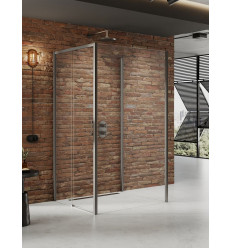 Kabiny prysznicowe 110x100x200 Prime Gunmetal Brushed New Trendy (K-4918)