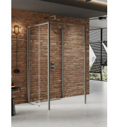 Kabiny prysznicowe 120x120x200 Prime Gunmetal Brushed New Trendy (K-4955)
