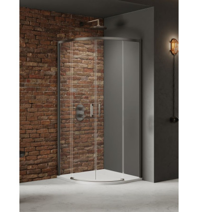 Kabina prysznicowa 80x80x200 Prime Gunmetal Brushed New Trendy (K-4977)