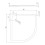 Brodziki i odwodnienia 80x90x11,5 Mild New Trendy (B-0687)