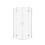 Kabina prysznicowa 80x90x200 Nesta Chrome New Trendy (K-3684)