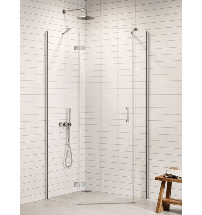 Kabiny prysznicowe 100x80x200 Nesta Chrome New Trendy (K-3692)