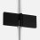 Kabina prysznicowa 90x120x200 lewa Nesta Black New Trendy (K-3707)