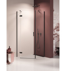Kabiny prysznicowe 100x80x200 Nesta Black New Trendy (K-3795)