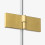 Kabina prysznicowa 120x80x200 lewa Nesta Gold Brushed New Trendy (K-4425)