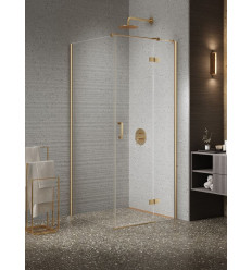 Kabina prysznicowa 90x80x200 prawa Nesta Gold Brushed New Trendy (K-4437)