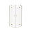Kabina prysznicowa 90x90x200 Nesta Gold Brushed New Trendy (K-3797)