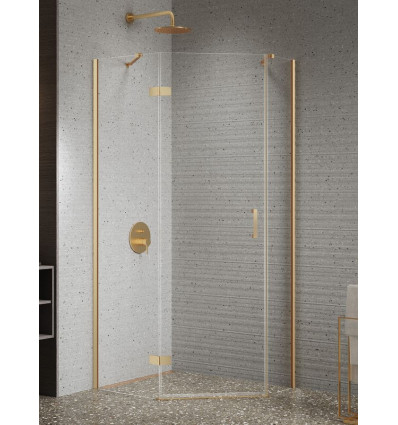 Kabiny prysznicowe 100x80x200 Nesta Gold Brushed New Trendy (K-4486)