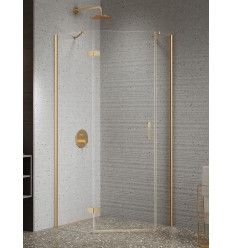 Kabiny prysznicowe 100x80x200 Nesta Gold Brushed New Trendy (K-4487)
