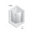 Kabiny prysznicowe 100x80x200 Nesta Gold Brushed New Trendy (K-4487)