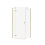 Kabiny prysznicowe 100x80x200 Nesta Gold Brushed New Trendy (K-4488)