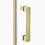 Drzwi wnękowe 100x200 lewe Nesta Light Gold New Trendy (D-0911A)