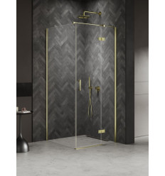 Kabina prysznicowa 80x90x200 prawa Nesta Light Gold New Trendy (K-4522)