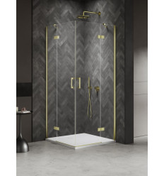 Kabina prysznicowa 120x100x200 Nesta Light Gold New Trendy (K-4572)