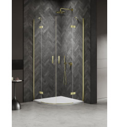 Kabina prysznicowa 80x90x200 Nesta Light Gold New Trendy (K-4578)