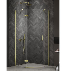 Kabiny prysznicowe 100x80x200 Nesta Light Gold New Trendy (K-4587)