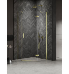 Kabiny prysznicowe 100x80x200 Nesta Light Gold New Trendy (K-4589)