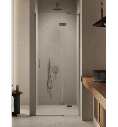 Drzwi wnękowe 80x200 prawe Nesta Gunmetal Brushed New Trendy (D-0928A)