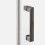 Kabina prysznicowa 80x90x200 Nesta Gunmetal Brushed New Trendy (K-4784)