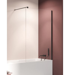 Parawany nawannowe 60x150 Nesta Black New Trendy (P-0198-WP)