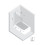 Parawany nawannowe 120x150 Nesta Light Gold New Trendy (P-0243)
