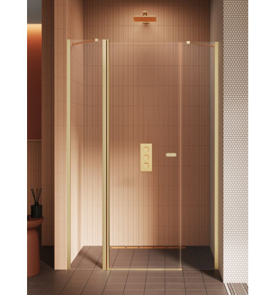 Drzwi wnękowe 110x195 New Soleo Gold Brushed New Trendy (D-0962A)