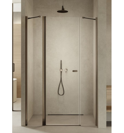 Drzwi wnękowe 110x195 New Soleo Gunmetal Brushed New Trendy (D-0972A)