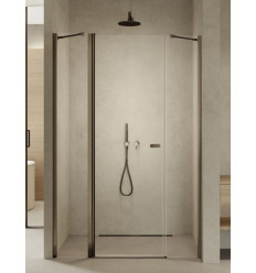 Drzwi wnękowe 120x195 New Soleo Gunmetal Brushed New Trendy (D-0973A)