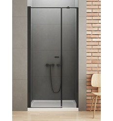 Drzwi wnękowe 140x195 New Soleo Black New Trendy (D-0982A-WP)