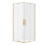 Kabina prysznicowa 80x80x200 Smart Gold Brushed New Trendy (EXK-7595)