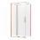 Kabiny prysznicowe 130x90x200 Smart Copper Brushed New Trendy (EXK-7762)