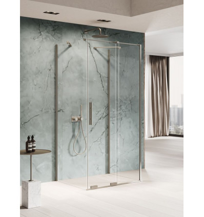 Kabiny prysznicowe 130x90x200 Smart Gunmetal Brushed New Trendy (EXK-7934)