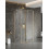 Kabiny prysznicowe 120x100x200 Smart Gold Brushed New Trendy (EXK-7618)