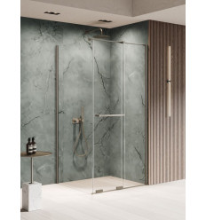 Kabina prysznicowa 130x90x200 Smart Gunmetal Brushed New Trendy (EXK-7890)