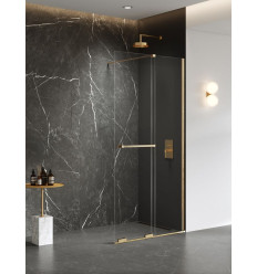 Kabiny Walk-in 130x200 Smart Gold Brushed New Trendy (EXK-7639)