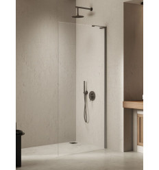 Kabina Walk-in 110x200 Nesta Gunmetal Brushed New Trendy (K-1758-WL)