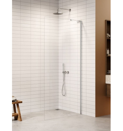 Kabina Walk-in 100x200 Nesta Chrome New Trendy (K-1717-WL)
