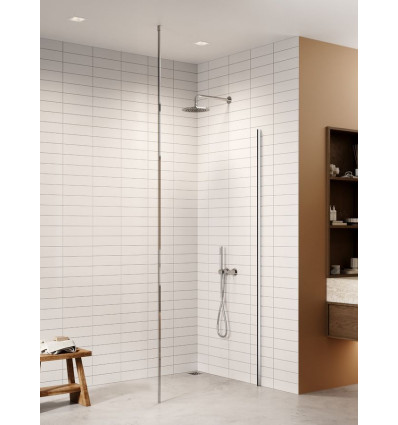 Kabina Walk-in 100x200 Nesta Chrome New Trendy (K-1717-WS)