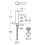 Bateria umywalkowa sztorcowa z korkiem click-clack PVD Inox ONA Roca (A5A3A9ESM0)