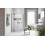 Kabina prysznicowa 80x70 Essenza 8 Black KDJ Radaway (10480512-01-01L + 10470237-54-01L + 10113070-01-01)