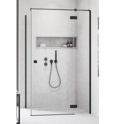 Kabina prysznicowa 100x70 Essenza 8 Black KDJ Radaway (10480612-01-01R + 10470337-54-01R + 10113070-01-01)