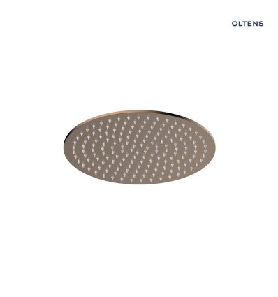 Deszczownica 30 cm okrągła miedź szczotkowana Vindel Oltens (37006610)