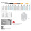 Kabina Walk-in 70x200 Nesta Chrome New Trendy (K-1714-WL)