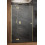 Drzwi prysznicowe 80 Essenza 8 Brushed Gold DWJ Radaway (10480512-01-01L + 10460237-99-01L)