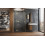 Drzwi prysznicowe 80 Essenza 8 Brushed Gold DWJ Radaway (10480512-01-01L + 10460237-99-01L)