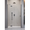Drzwi prysznicowe 80 Essenza 8 Brushed GunMetal DWJ Radaway (10480512-01-01L + 10460237-92-01L)