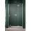 Drzwi prysznicowe 80 Essenza 8 Brushed Nickel DWJ Radaway (10480512-01-01R + 10460237-91-01R)