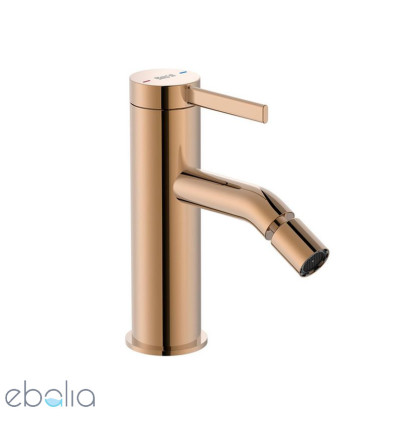 Bateria bidetowa sztorcowa bez korka PVD Rose Gold ONA Roca (A5A629ERG0)