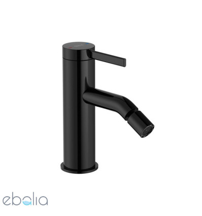 Bateria bidetowa sztorcowa bez korka PVD Titanium Black ONA Roca (A5A629ECN0)